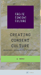 Mobile Screenshot of creatingconsentculture.org